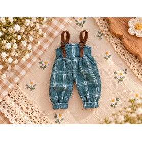 SALOPETTE VERTE POUPÉE BJD OB11 STODOLL NENDOROID NUNU SPROUT MEADOWDOLLS AMYDOLL LATI WHITE SP PUKIPUKI DOLLS