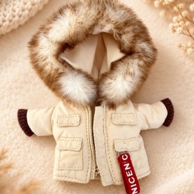 BLOUSON A CAPUCHE OURSON POUPÉE BJD OB11 STODOLL NENDOROID NUNU SPROUT MEADOWDOLLS AMYDOLL LATI WHITE SP PUKIPUKI DOLLS