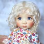 PERRUQUE WIG MOHAIR JOSEPHINE BLOND POUR POUPEES DOLL WIG 10-11 FOR BLYTHE MEADOWDOLLS MAE MASHA ARDYN DOLLS