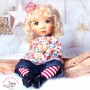 PERRUQUE WIG MOHAIR JOSEPHINE BLOND POUR POUPEES DOLL WIG 10-11 FOR BLYTHE MEADOWDOLLS MAE MASHA ARDYN DOLLS