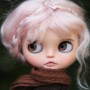 PINK KAWAII PURE LONG MOHAIR BRAIDS WIG 10-11" EXCLUSIVE FLEURDELYSDOLL FOR BLYTHE MEADOWS MAE ADRYN DOLLS