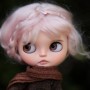 PINK KAWAII PURE LONG MOHAIR BRAIDS WIG 10-11" EXCLUSIVE FLEURDELYSDOLL FOR BLYTHE MEADOWS MAE ADRYN DOLLS
