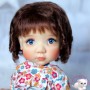 PERRUQUE DOLL WIG 9.10 MOHAIR LORELEI BROWN POUR POUPEES FOR BLYTHE MEADOWDOLLS MAE MASHA ARDYN DOLLS