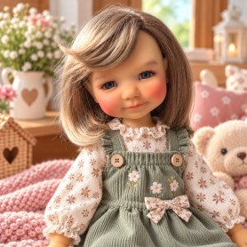PERRUQUE DOLL WIG MONIQUE WENDY 8/9 POUPÉE BJD MEADOWDOLLS PULLIP KAYE WIGGS WICHTEL MIDDIE BLYTHE