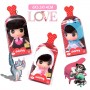 PETITE POUPEE POUSSIN 9 CM CADEAU PORTE CLEFS OU POUR JOUER