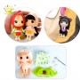 PETITE POUPEE POUSSIN 9 CM CADEAU PORTE CLEFS OU POUR JOUER