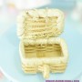 PANIER MALLE A PICNIC EN OSIER MINIATURE BARBIE FASHION ROYALTY BLYTHE PULLIP LATI YELLOW PUKIFEE BJD DOLLHOUSE DIORAMA 1/6