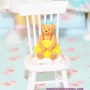 LOVELY RESIN BEAR MINIATURE LATI YELLOW BARBIE FASHION ROYALTY BLYTHE PULLIP PUKIFEE DIORAMA 1:6