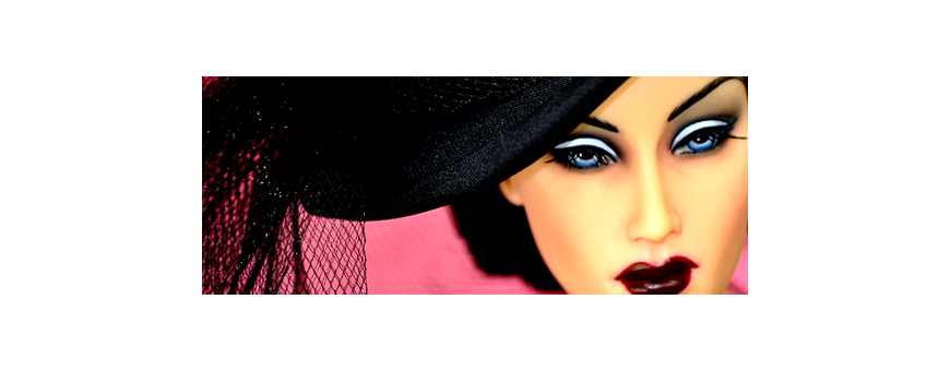 chapeau pour poupée Barbie Fashion Royalty